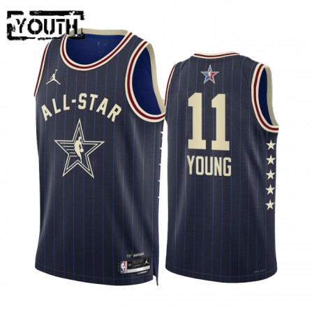 All-Star 2024 Eastern Conference Trae Young Navy Pelipaidat Swingman - Lasten